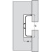 Profile Handle for Horizontal Fixing between Doors and Drawers Gola System C Plus Matt white powder coated
