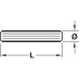 Wooden Dowel FSC® Certified Beechwood Bulk Packed Ø 8 mm length 25 mm
