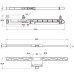 Soft Close Mechanism for Metal Drawers Universal Grey