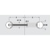 Worktop Connecting Bolt Length 150 mm Galvanized Steel Bolt length 150 mm dim. x 75-84 mm