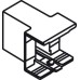 Divider Rail Clip for use with Nova Pro Scala Drawers To create Nova Pro Scala pan drawers Silver