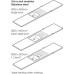 Worktop with Sink Solid Surface Vulcano Maia® 3600 x 600 x 28 mm 1.5 bowl sink