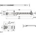 Soft Close Mechanism for Wooden Drawers Plastic Grey