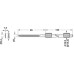 Concealed Shelf Support Press-Fit for Installation into Masonry Walls For concealed mounting of shelves size: 14 mm for min. shelf thickness: 22 mm