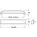 Cup Pull Handle Brass Fixing Centres 40-202 mm Queslett Polished nickel fixing centres 96 mm