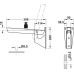 Folding Bracket Heavy Duty Screw Fixing Load Bearing Capacity 500 kg per pair Hebgo Steel Bright galvanized