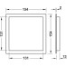 Ventilation Grille for Recess Mounting with Flanged Rim 154 x 154 mm Plastic Ventilation area 85 cm2 white