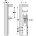 Cabinet Hanger for Screw Fixing Traser-6 Unhanded