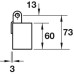 Carousel Set Chrome Wire Half Circle for Min. Door Width 420 mm Suitable for 900 mm cabinet For minimum door width 420 mm