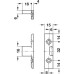 Frame Component Surface Mounted EH Keku For screw fixing to substructure Mounting with Hospa screws