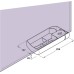 Swivel Tray Strong Durable Plastic Ninka Opaque