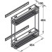 Pull Out Storage Unit Two Tier for Cabinet Width 150 mm Ball Bearing Runners Unhanded
