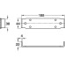 Sliding Track System Recycling Bracket Accuride 0116 Max. load bearing capacity 360 kg Grey finish