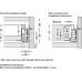Drawer Set 63 mm High Length 450 mm Nova Pro Scala Stone