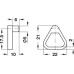 Shelf Retainer Plug-in for Ø 5 mm Hole and 16 mm Shelf Thickness For insertion in 32 mm series drilled holes Transparent