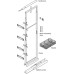 Pull Out Larder Unit Chrome Linear Wire Baskets Centre Mounting Soft Closing 5 baskets included For cabinet width 300 mm basket width 225/250 mm installed height 1700-1950 mm 5 baskets included