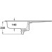 Sink Single Bowl and Drainer Rangemaster Euroline EL860 Stainless steel sink top mount Reversible