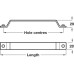 D Pull Handle Zinc Alloy Fixing Centres 160-224 mm Factory Antique brass finish fixing centres 160 mm