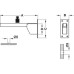 Folding Bracket for Benches Load Bearing Capacity 400 kg per pair Tikla Steel Dimensions (AxBxC): 360 x 80 x 180 mm bright galvanized