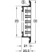 Z-Frame Profile Length 4000 mm Silver coloured (E6/EV1)
