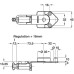 Back Support Fitting Steel/Zinc Alloy Atlas Zinc plated