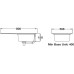 Sink Compact Single Bowl and Drainer Rangemaster Baltimore BL8001 Stainless steel sink top mount Reversible drainer