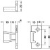 Fasteners Set Push-Fit AS Keku Comprises 1x 262.50.359 (Hospa screw fixing) + 1x 262.50.377 (Varianta screw fixing)