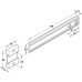Connecting Fitting for Appliance Doors Plastic Brown