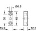Sliding Track System End Stop Accuride 0116 Max. load bearing capacity 360 kg Aluminium finish