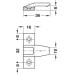 Frame Component for Screw Fixing AS Keku for screw fixing to substructure Mounting with Hospa screws