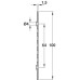 Ventilation Grille with Round Holes Startec Square rounded Ventilation area 90 cm2 dimensions (A x B): 500 x 100 mm max. installation dims. 485 x 85 mm brushed