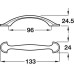 Bow Handle Zinc Alloy Fixing Centres 96 mm Norfolk Antique pewter