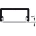 Diffuser Cover Replacement for Aluminium Profiles Loox Protruding for push fitting Milky finish
