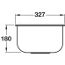 Sink Single Bowl Smeg Alba UM30 Stainless steel