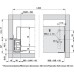 Internal Drawer Panel Set 90 mm High for Cabinet Width 500-1000 mm Nova Pro Scala To create Nova Pro Scala internal drawers For cabinet width 600 mm silver