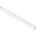 Divider Rail for use with Nova Pro Scala Drawers To create Nova Pro Scala pan drawers Silver