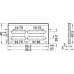 Spacer for Cabinet Rail Matrix Box P White