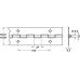 Continuous Hinge 2000 mm Length Stainless Steel Heavy duty Open width 76 mm