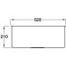 Sink Single Bowl Smeg Quadra VSTQ50-2 Stainless steel sink under mount