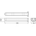 Lower Cover for Shelf Support Indaux Tenti-7 White RAL 9001