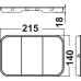 Individual Bin Lid Ninka One2Five and One2Seven Plastic Bio-filter lid for bin container capacity 12 17 26 and 32 litres dark grey