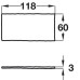 Replacement Bio Filter for Ninka One2Top Function Lid Systems 118 x 60 mm