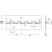 Continuous Hinge 2134 mm Length Stainless Steel Heavy duty Open width 101.6 mm