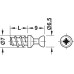 Connecting Bolt M20 Rafix With special thread zinc alloy Bright
