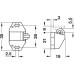 Roller Catch for Screw Fixing Plastic Brown catch