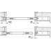 Assembly Wedge for Sliding Interior Doors Hawa-Junior Top hung system for low headroom doors Aluminium finish