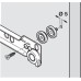 Spacer for Roller Runners Thickness 9 mm