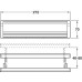 Intumescent Letterbox System Fire Rated Telescopic Steel with ABS Stainless steel with silver frame