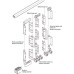 Bottom Channel for Folding Patio Doors Slido Fold Bottom rolling system end folding system Length 4.25 m