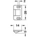 Roller Catch for Screw Fixing Plastic Brown catch